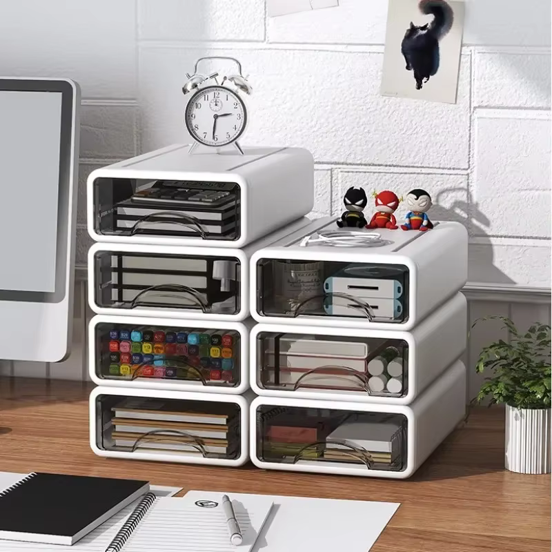 Boîte en plastique, organisateur de bureau