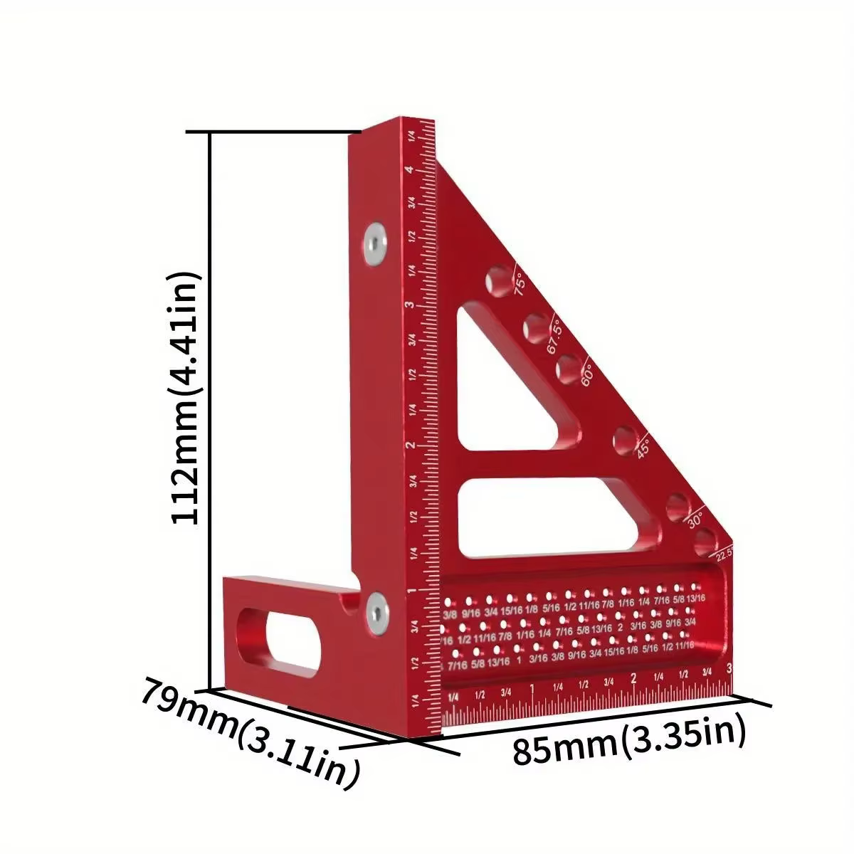 Règle de mesure multi-angle 3D