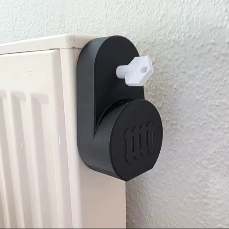 Clé de purge de radiateur avec boîte de collecte d'eau anti-débordement