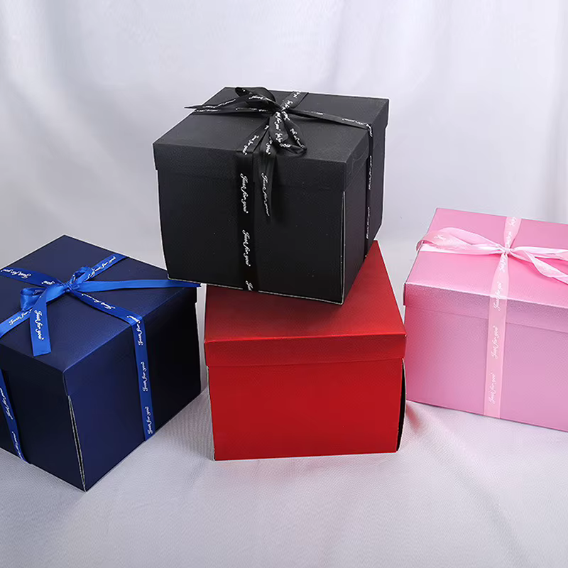 Coffret cadeau surprise explosion bricolage pour anniversaires