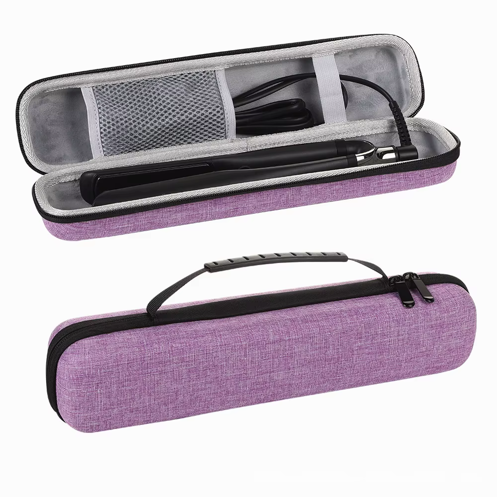 Boîte de rangement pour fer à friser en EVA rigide