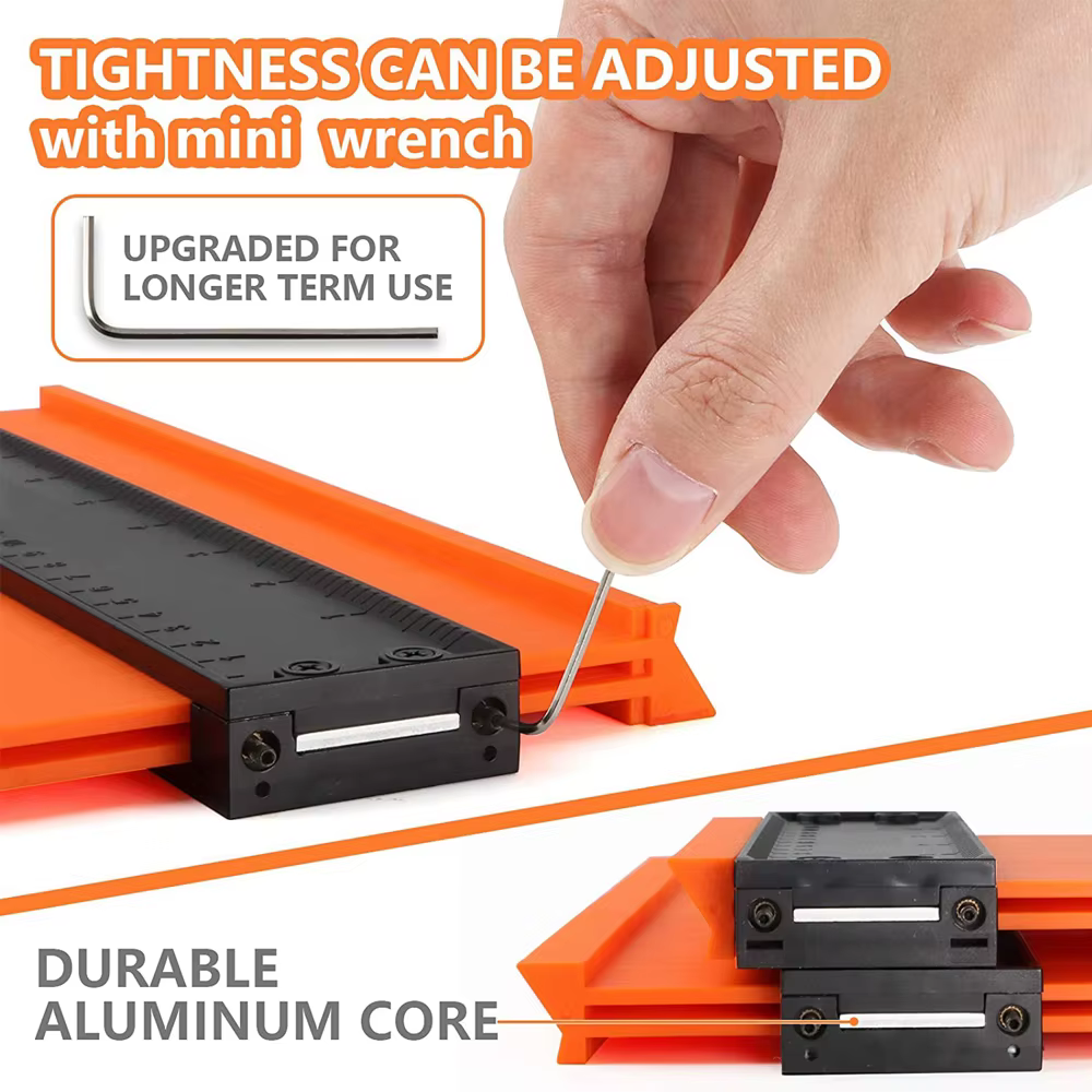 Jauge de Contour de verrouillage réglable