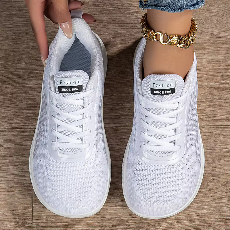Baskets orthopédiques à bout large pour femmes, légères, décontractées, pour la marche, la course à pied, légères, respirantes, minimalistes