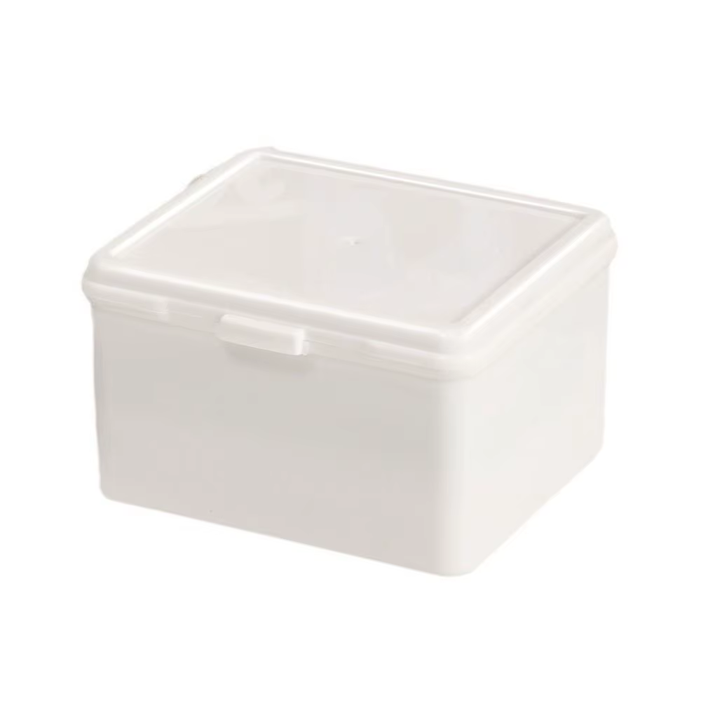 Boîte de rangement rectangulaire avec couvercle