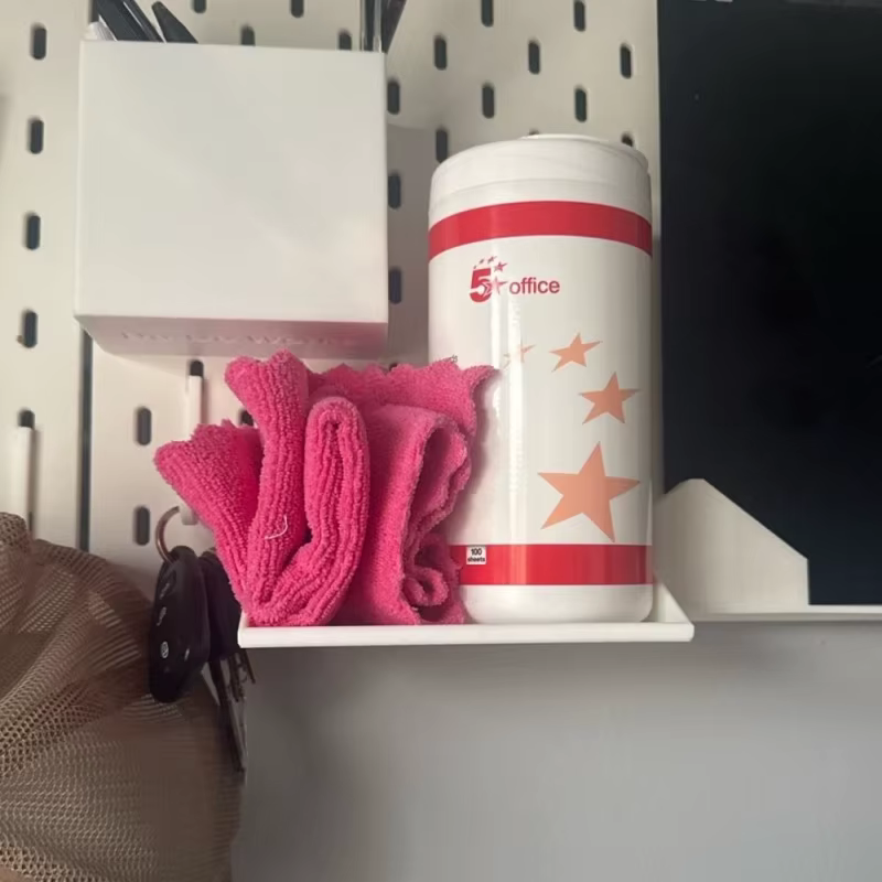 Bacs de rangement pour panneaux perforés Skadis, organiseurs muraux pour petites pièces et accessoires