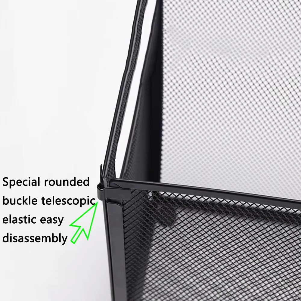 Organiseur de dossiers suspendus en métal maillé