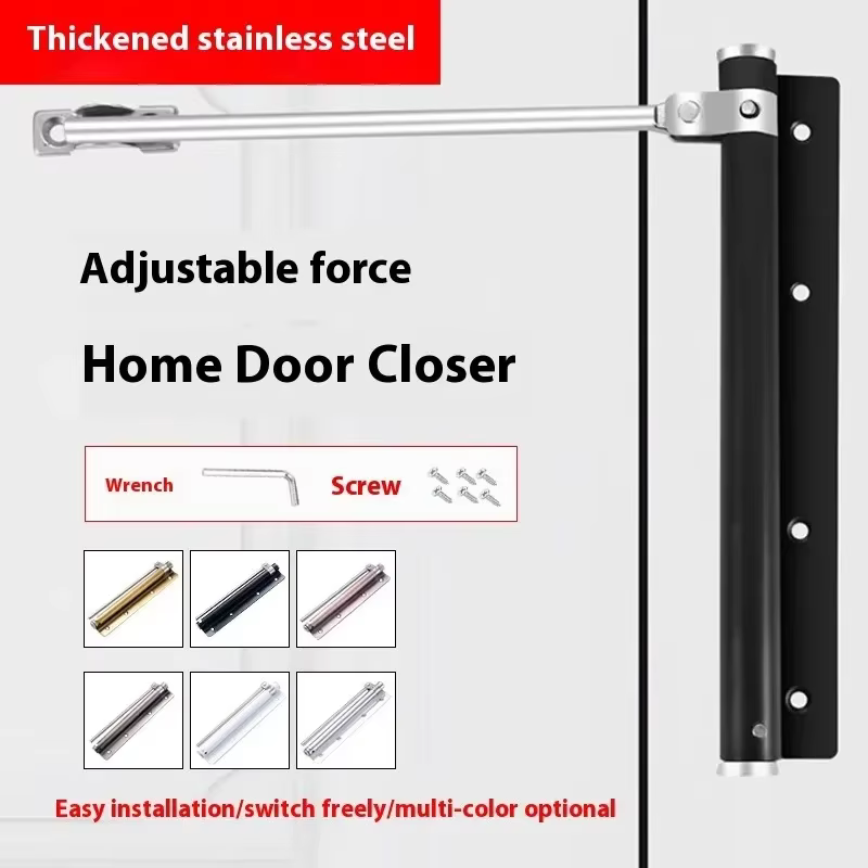 Serrure de porte à fermeture automatique réglable