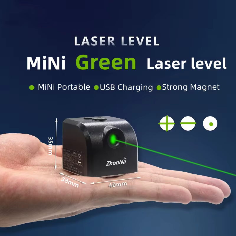 Mini niveau Laser, lignes transversales horizontales et verticales