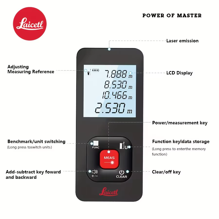 Outil de mesure télémètre laser longue distance - Dispositif