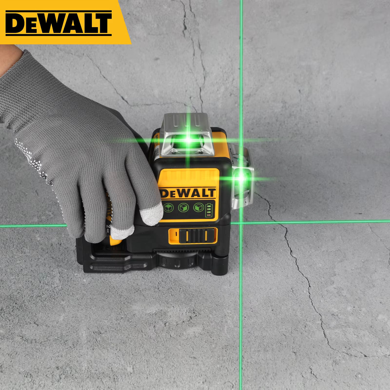 Niveau laser vert à batterie au lithium DEWALT DW089LG 2026 | 12 lignes
