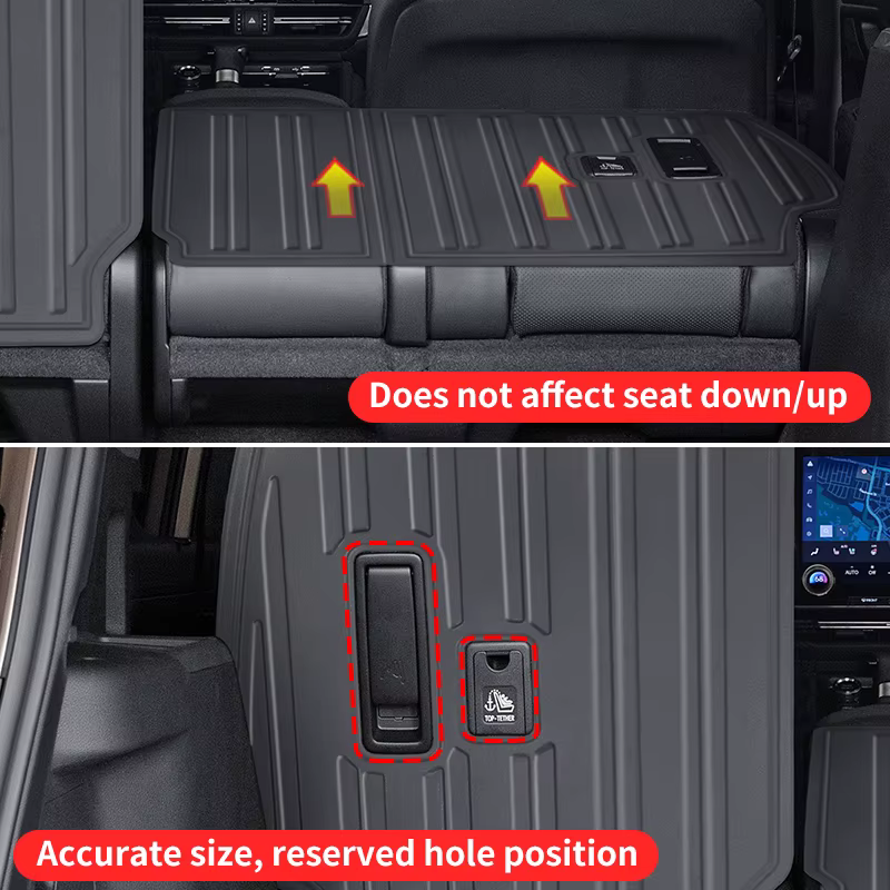 For Toyota Land Cruiser 250 2024 1958 Troisième rangée Siège Retour Coussin LC250 FJ250 Série Intérieur Mis à niveau Accessoires Modification Tuning
