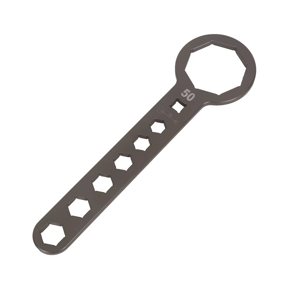 Clé à capuchon de fourche 40mm/41mm/45mm/46mm/48mm/50mm avec outil de réparation de clé d'amortisseur à 8 angles