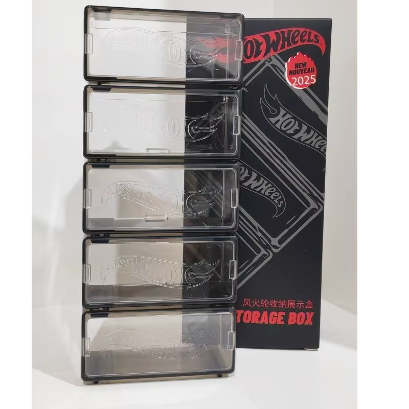 Hotwheels 1:64 échelle modèle boîte de rangement de voiture anti-poussière Snap-Fit Combinable jouet voiture vitrine pour véhicules à collectionner