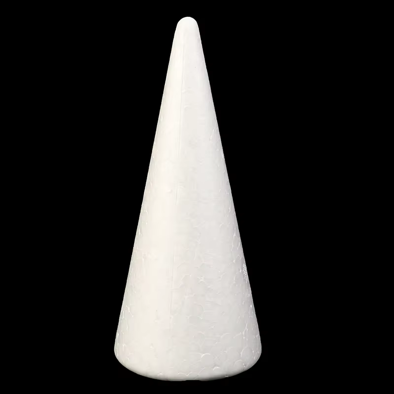 Cône plat en mousse de polystyrène