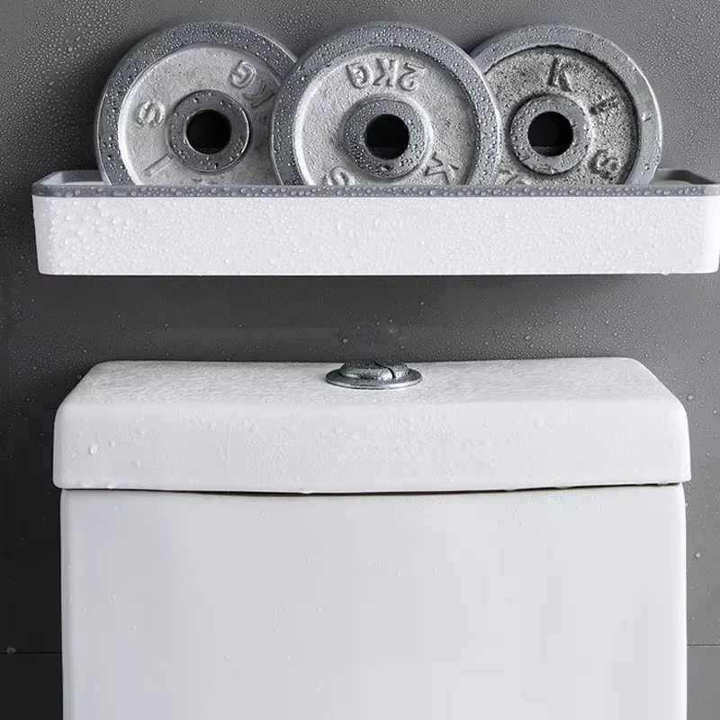 Armoire de rangement murale suspendue pour toilettes