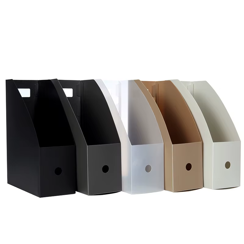 Dossier A4 Vertical de stockage de fichiers de bureau pliable Simple avec boîte à Inserts grande capacité 9 choix de couleurs