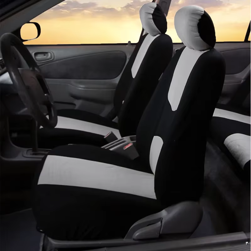 Ensemble complet de housses de siège de voiture, housse de protection de siège d'automobile, housses de siège de véhicule, accessoires de voiture universels, plusieurs couleurs