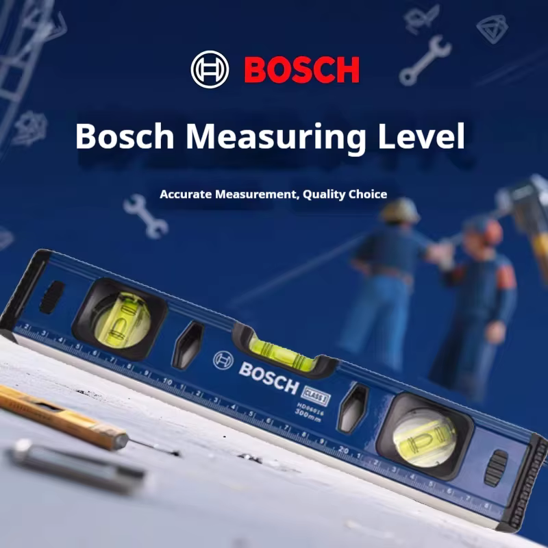 Niveau en alliage d'aluminium Bosch de 300 mm avec base magnétique puissante