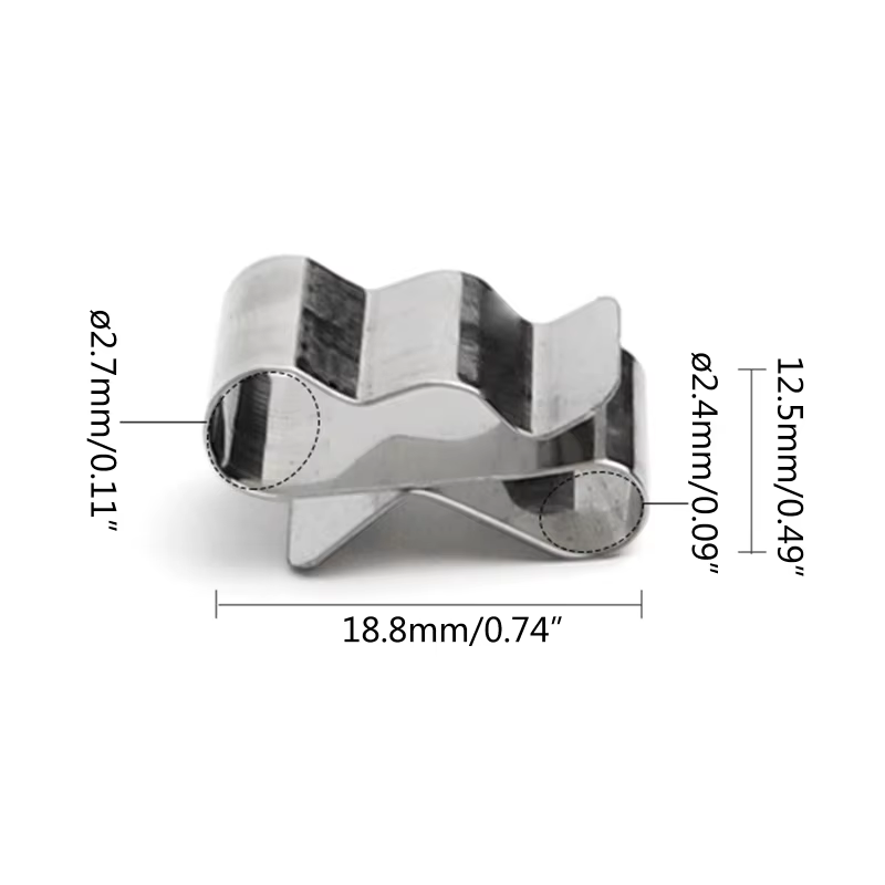 Kit de Clips de câbles en acier inoxydable