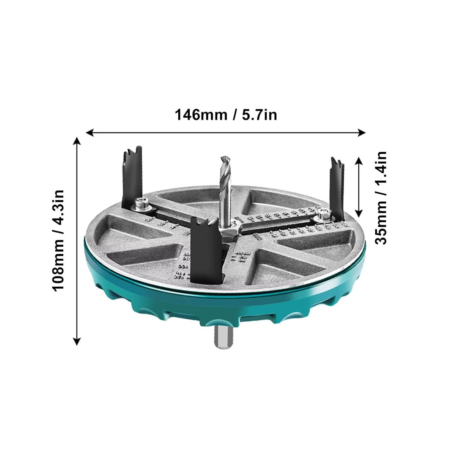 Outil de scie cloche ronde réglable