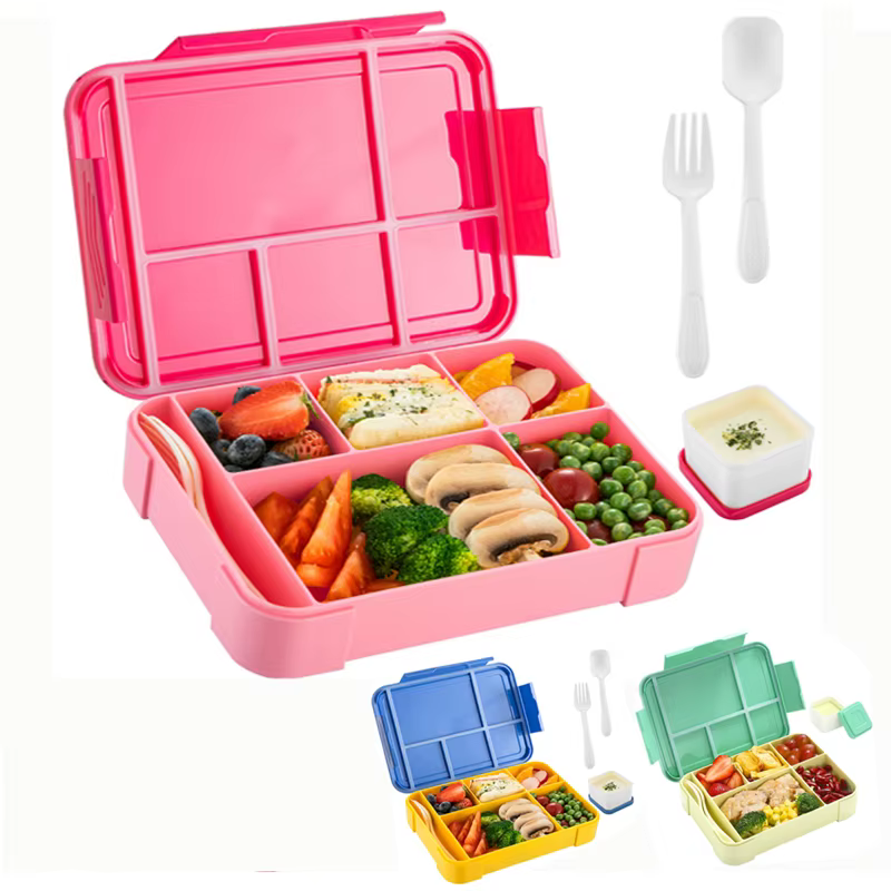 Boîte à lunch portable avec ustensiles de cuisine