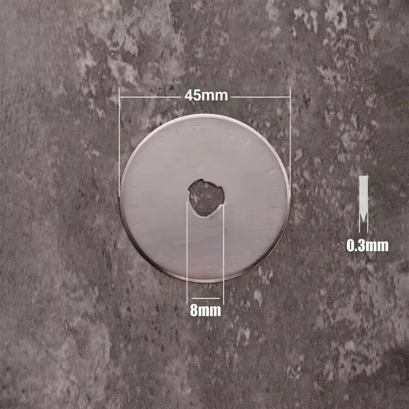 Outil de découpe de cuir à rouleau entièrement métallique