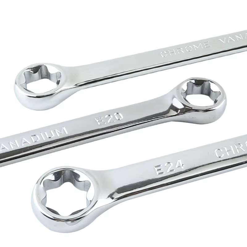 E-torx clé à boîte E6 E8 E10 E12 E14 E18 E20 E24 Torx ensemble clé à anneau outils clé étoile