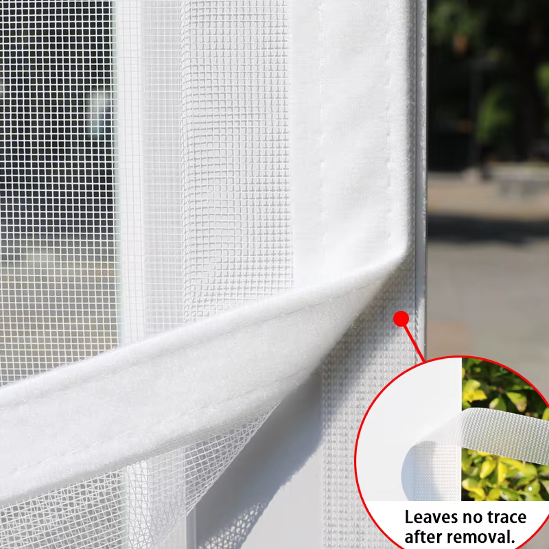 【Personnalisé invisible · Protection améliorée】 Écrans de fenêtre/porte anti-moustiques et d'insectes – Sans perçage à