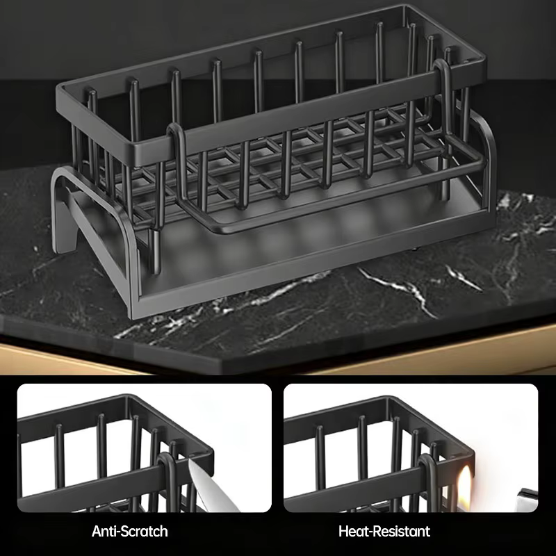 Support de rangement pour outils de nettoyage d'évier