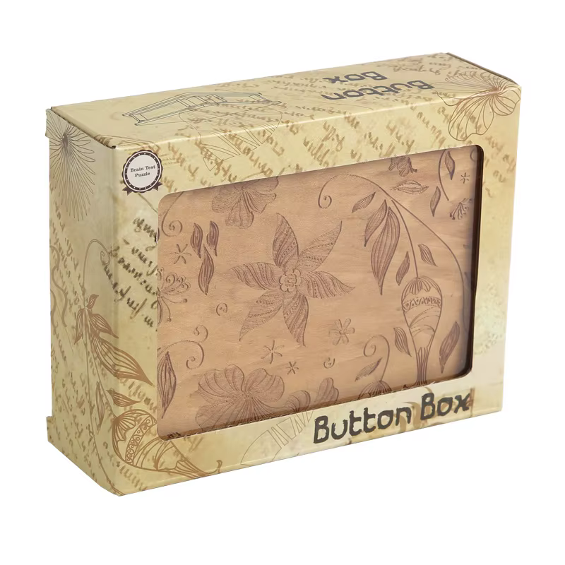 Dest nouveauté stimulant magique boîte secrète en bois Puzzle logique casse-tête Puzzles