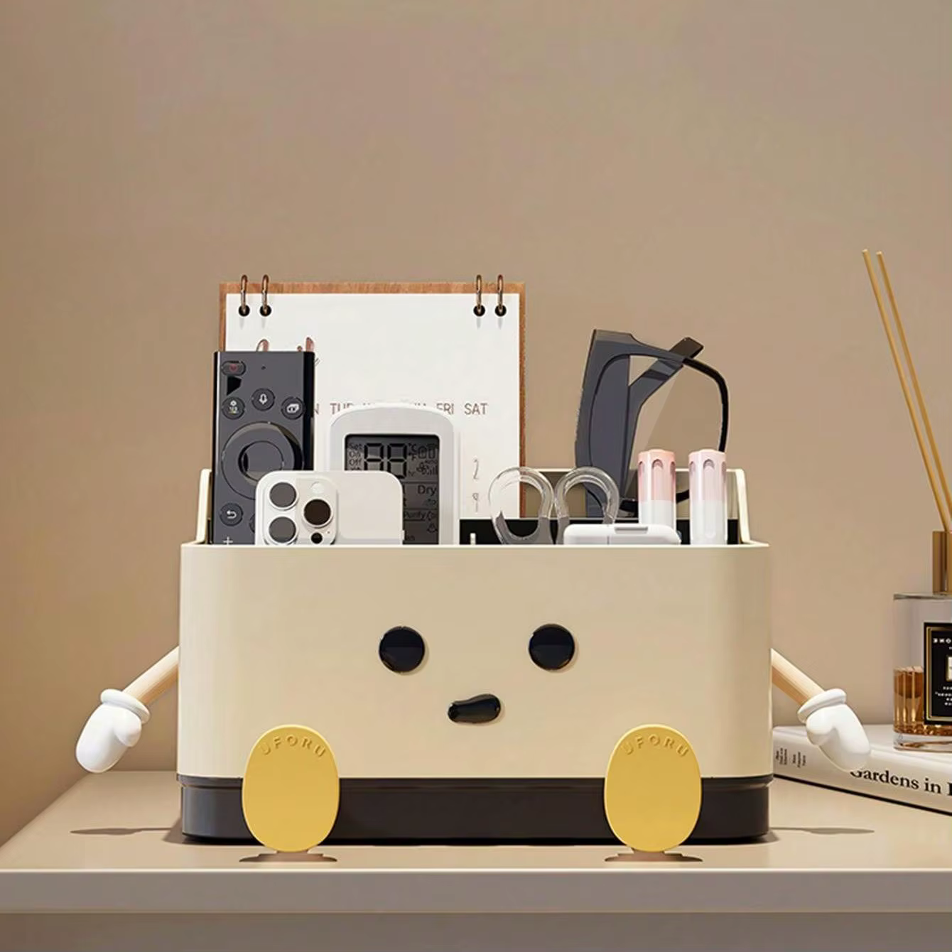 Boîte de rangement multifonctionnelle pour bureau