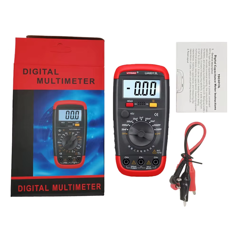 UYIGAO UA6013L compteur de capacité de condensateur LCD numérique professionnel testeur