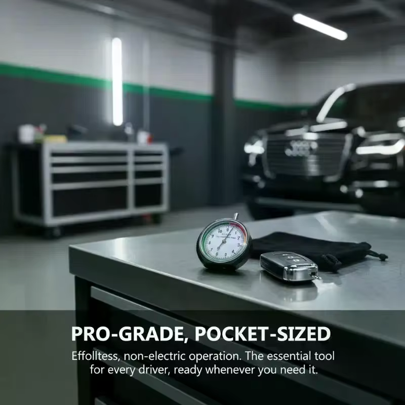 Jauge de mesure de la profondeur du profil des pneus de voiture pour un entretien précis
