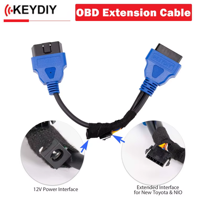 Câble d'extension de fonction OBD KEYDIY pour Ford (modèles après 2018) – Idéal pour toutes les clés perdues /