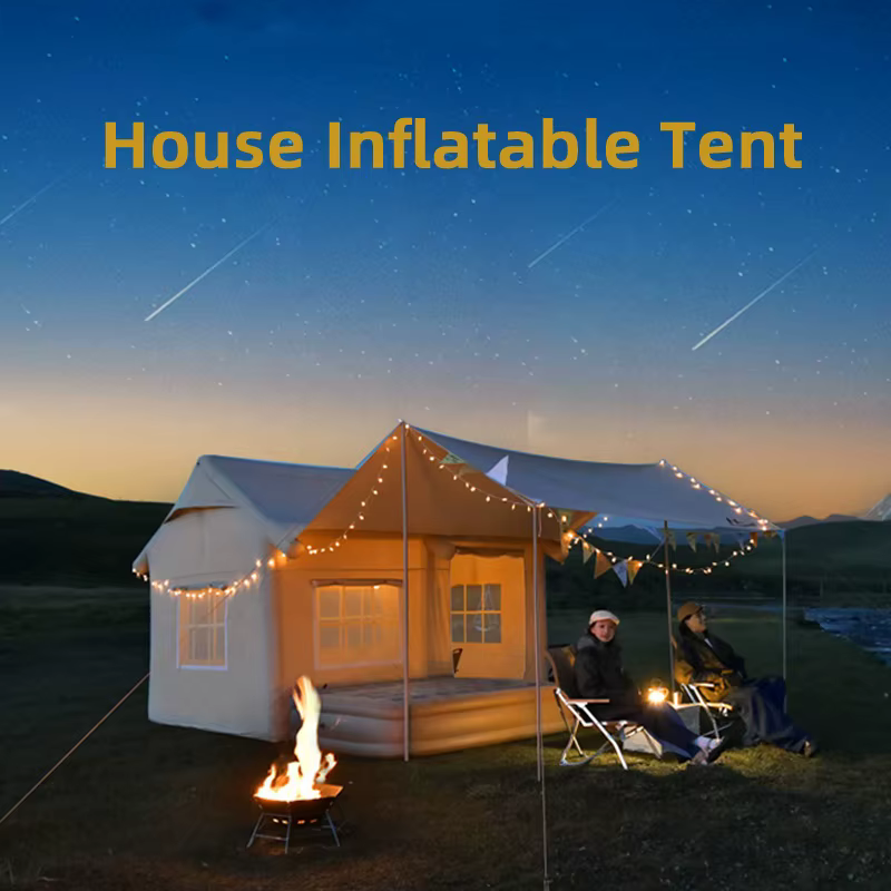 Tente gonflable personnalisée du moyen-orient, Camping Portable en plein air, résistant à la pluie, équipement de luxe épais
