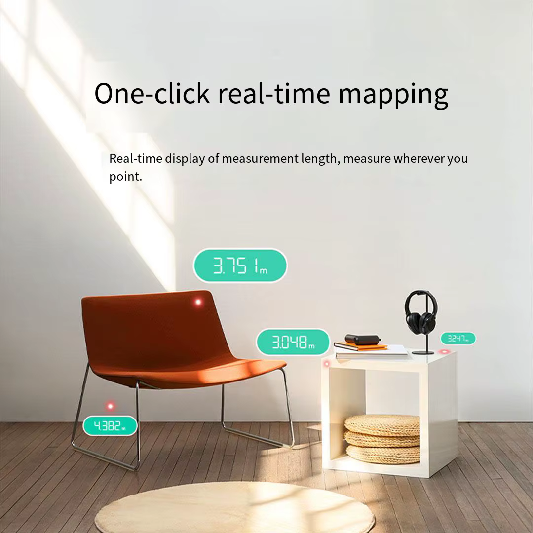 Xiaomi Mijia télémètre Laser intelligent ruban à mesurer fonctionne avec l'application Mi Home