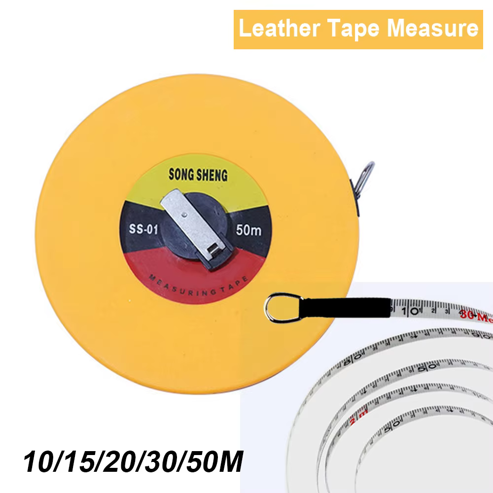 Ruban à mesurer circulaire en cuir et fibre de verre