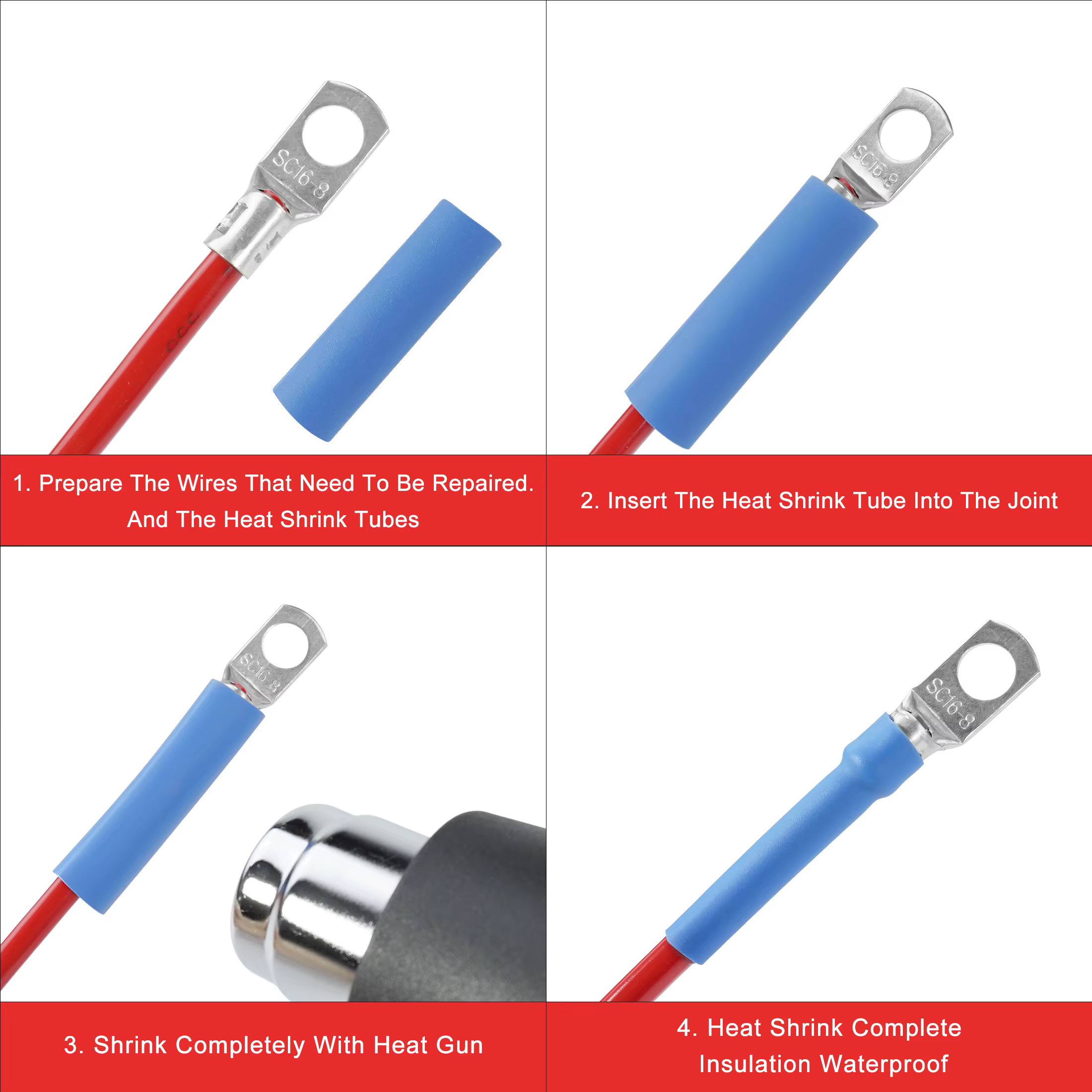 Tube thermorétractable 5M 4:1