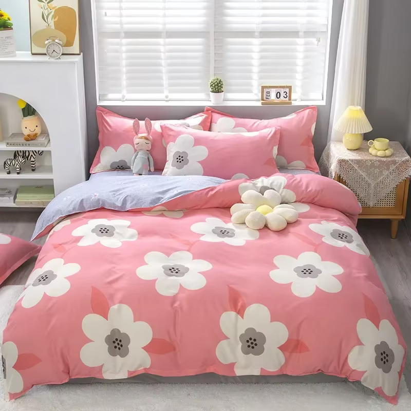 Housse de couette imprimée de dessins animés mignons, 220x240, motif charmant, housse de couette pour adultes et enfants, housse de couette double face AB, sans taies d'oreiller
