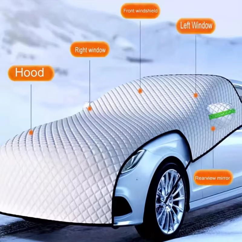 Agrandir la couverture de neige de voiture pare-brise d'hiver bouclier
