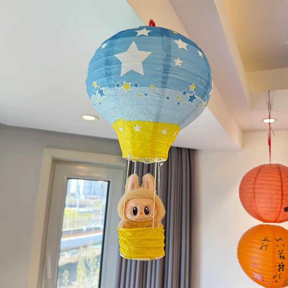 Ballon à Air chaud pour boîte de rangement Labubu