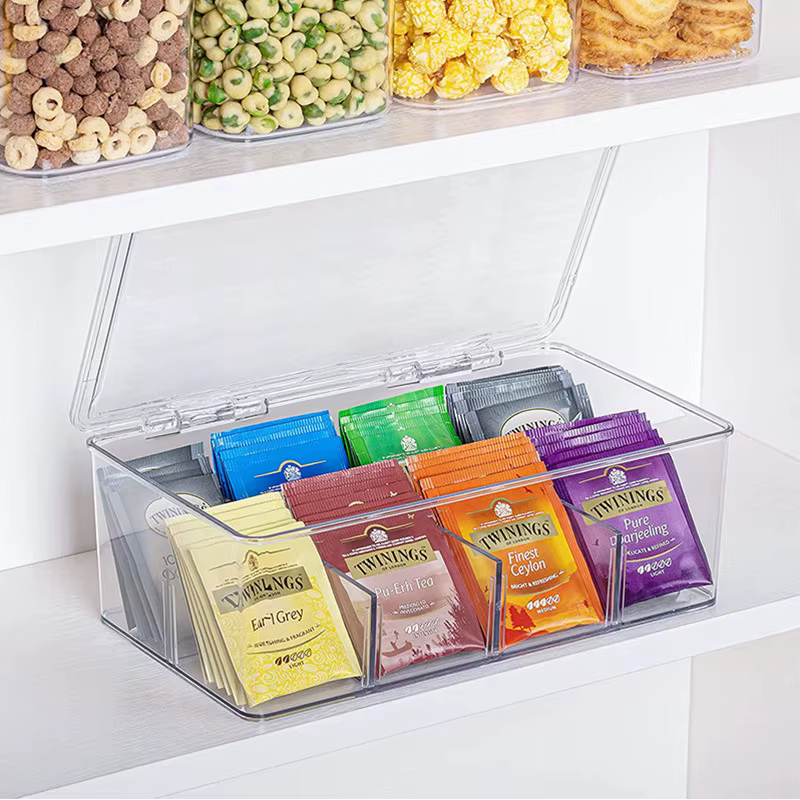 Boîte de rangement de sachets de thé