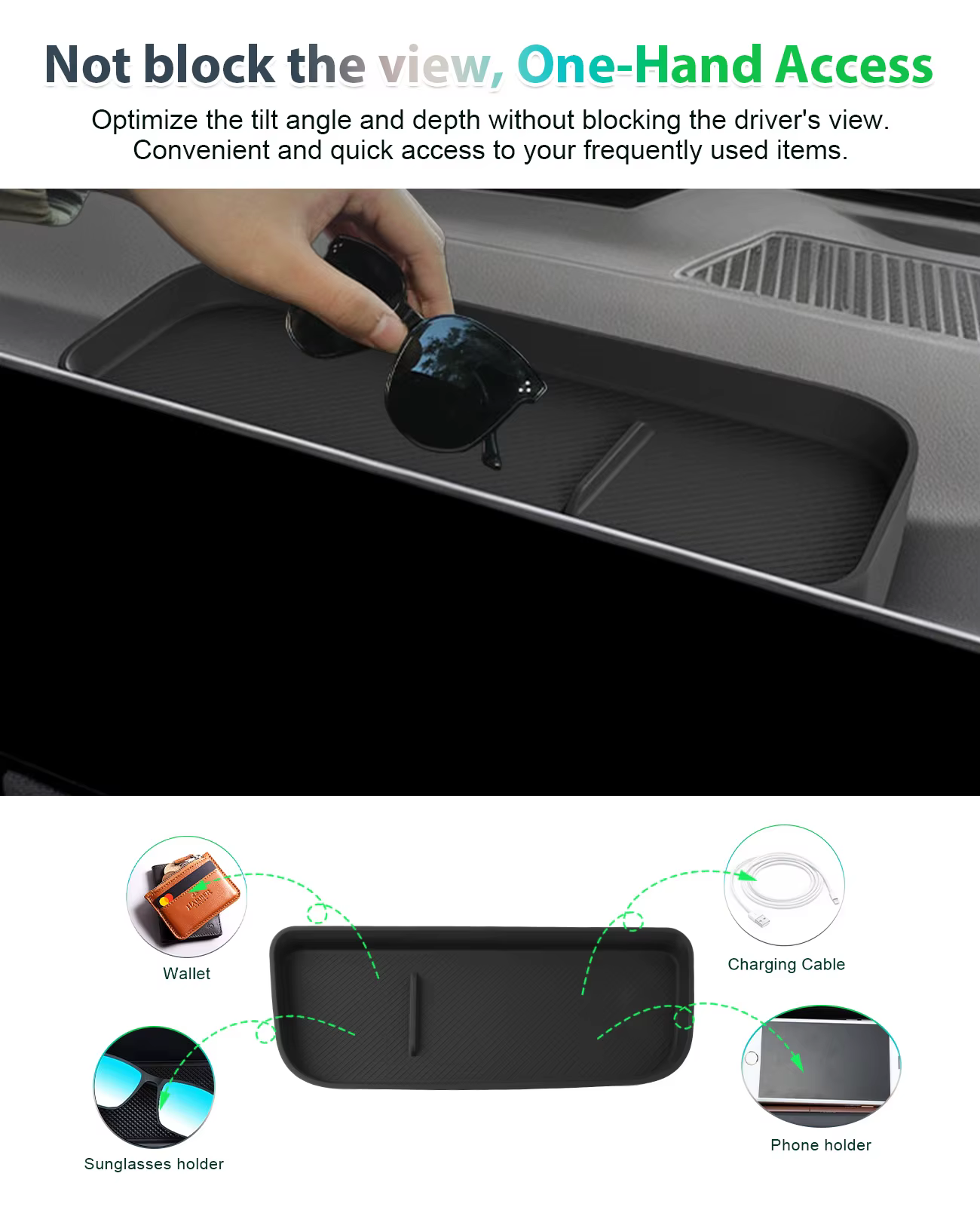 RUIYA pour Kia EV3 GT Line GT 2024 2025 2026 2027 Boîte de rangement pour console centrale de voiture Rangement intérieur pour voiture Accessoires Kia EV3 2025