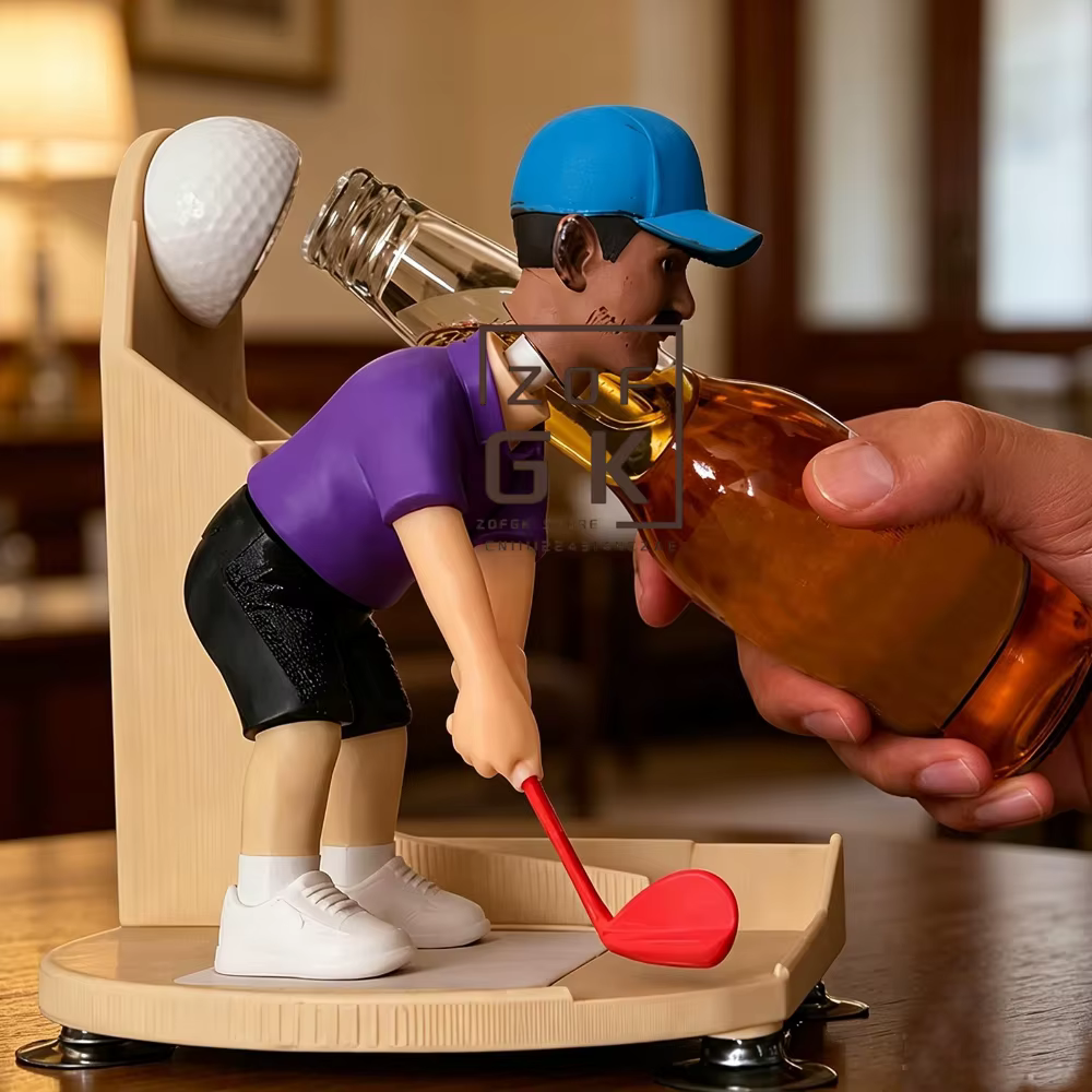 Décapsuleur de bière sur le thème du golf
