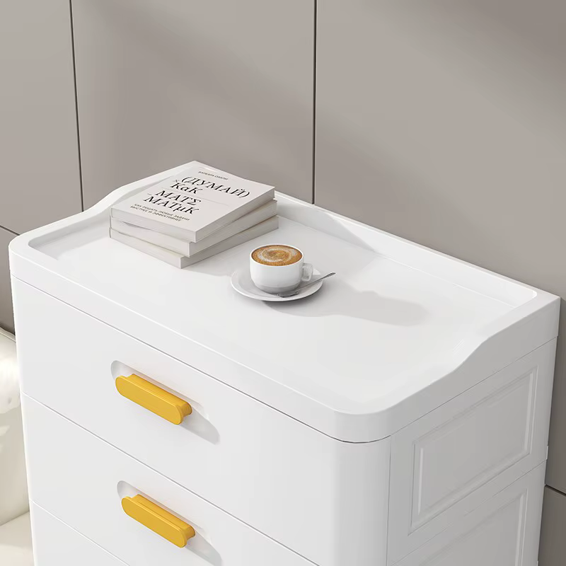 Tour de rangement multifonctionnelle en plastique pour tiroirs, organisateur de placard, étagère de chevet, boîte de rangement pour jouets