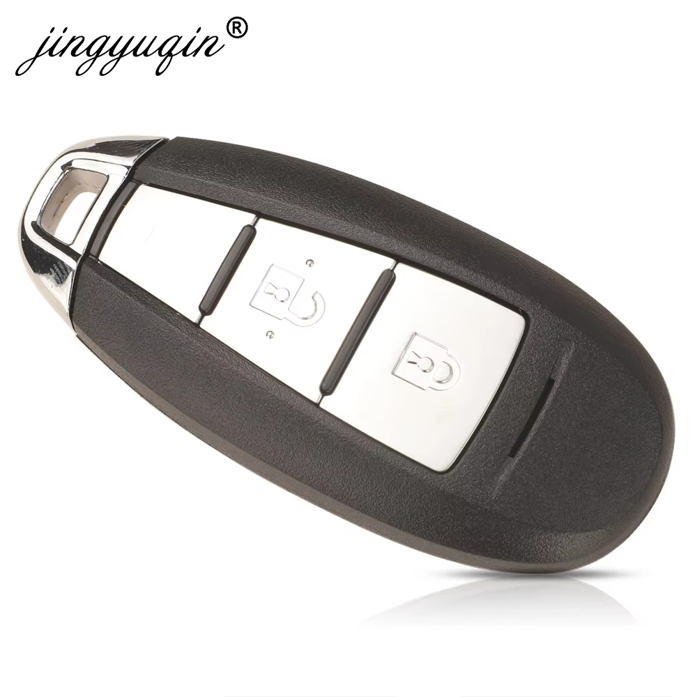 Jingyuqin TS008 clé de voiture intelligente pour Suzuki Swift Kizashi 2010-2018 2/3 boutons télécommande 433MHz PCF7952 ID46 37172-71L10 /57L11 pas de logo