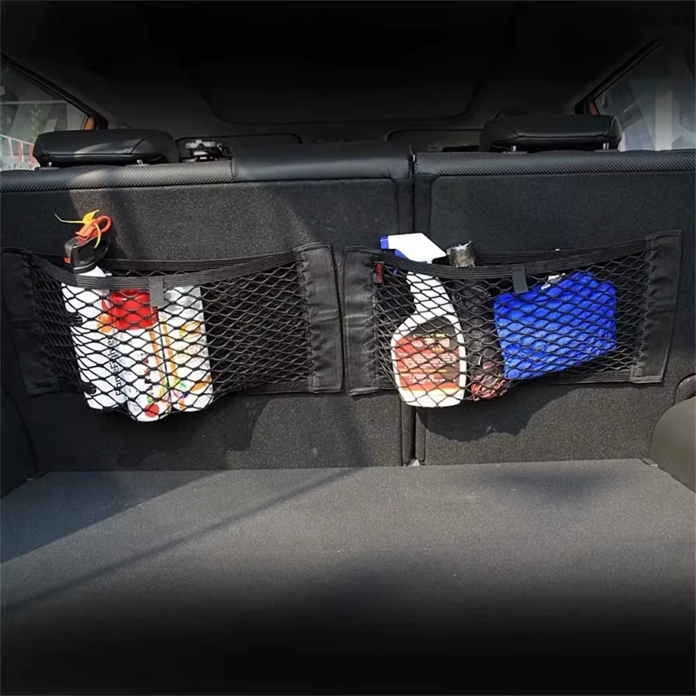Sac de rangement pour coffre de voiture Tesla modèle 3 S X Y, filet autocollant, accessoires de voiture, organisateur de voiture, nouvel arrivage 2024