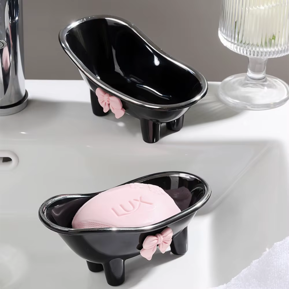 1 boîte à savon adorable avec nœud papillon