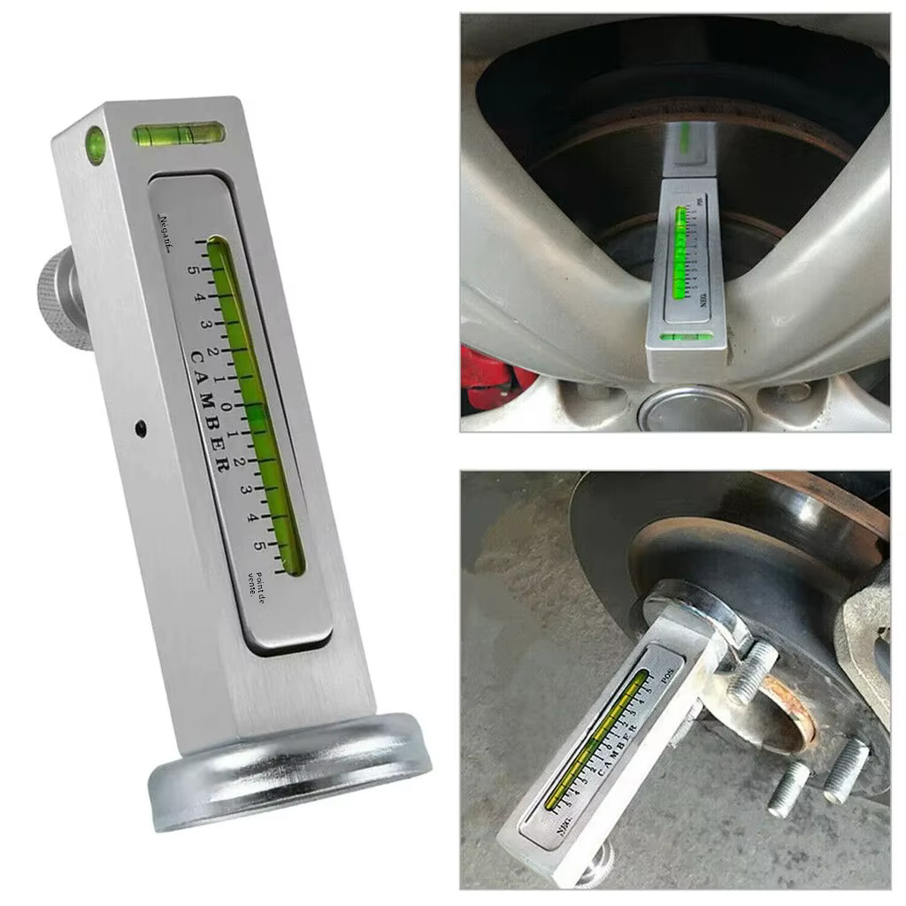 Niveau magnétique de positionnement automobile à 4 roues