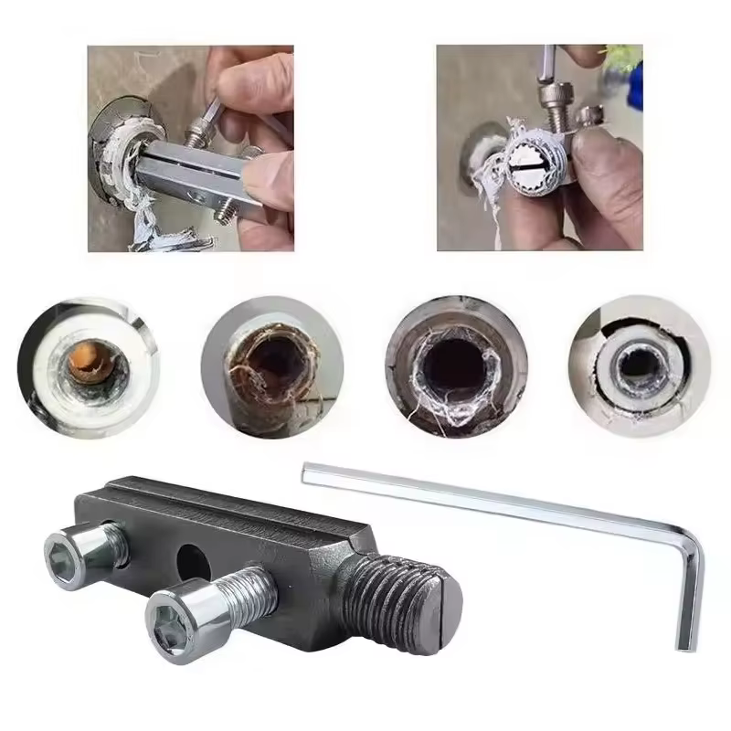 Extracteur de vis de valve de robinet-outil multifonctionnel pour enlever les vis dénudées et les boulons endommagés